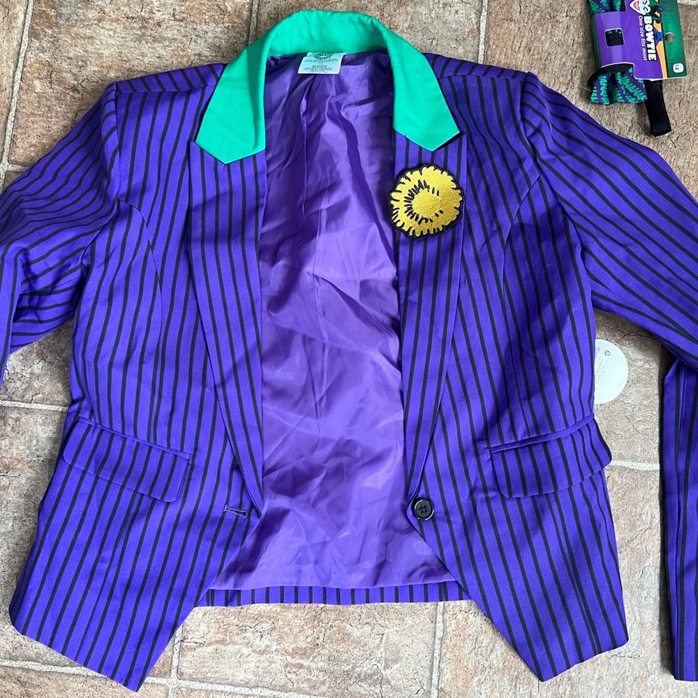 DC Purple and Green Bowtie